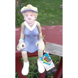 Diane Manning Family of Friends Figurine – Limited Edition – Tennis Shelf Sitter